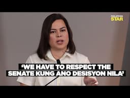 Sara Duterte: I have not talked to my friends in the Senate