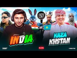 NG 🇮🇳 vs KAZAKHSTAN 🇰🇿 4 vs 4 FOR THE FIRST TIME  🔥💀  #nonstopgaming -free fire live