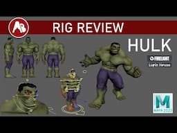 Hulk (Firelight/Lupin House) - (free) Maya Animation Rig - Review