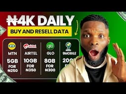 Make ₦4k Per Day Buying And Selling Data || How To Make Money Online In Nigeria With Your Phone!