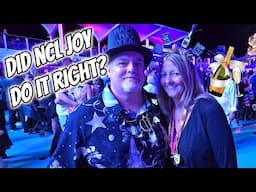 NEW YEAR'S EVE ON A CRUISE SHIP | NORWEGIAN JOY | Dinner and Celebration