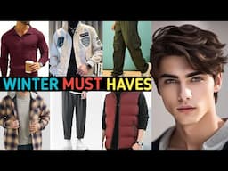 THE ONLY 10 Winter ESSENTIAL Clothes Every Guy Needs (MUST BUY) | Winter Fashion Trends