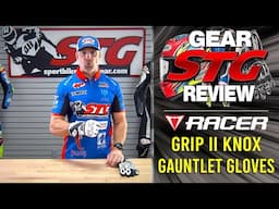 Racer Grip II Knox Gloves Review from SportbikeTrackGear.com