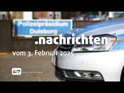 STUDIO 47 .nachrichten | 03.02.2025 | MEIDERICH: 51-JÄHRIGER LEBENSGEFÄHRLICH VERLETZT