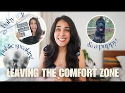 Dealing With Change | Pregnancy, public speaking, & the unexpected way we got a puppy!