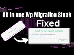 All-in-one WP Migration Stuck on Checking Extension Compatibility Fixed 2025