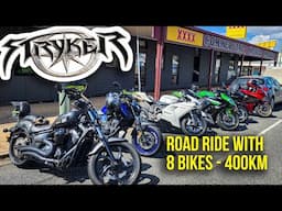 Stryker 1300 Road Ride with a Group - Tiaro - Kilkivan - Tansey Range - Biggenden - Childers - 400km