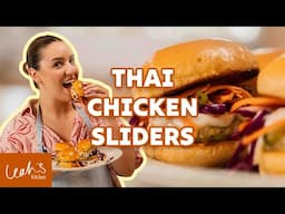 The BEST THAI CHICKEN SLIDERS you'll EVER have!!