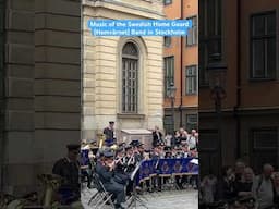 🇸🇪 Swedish Home Guard Band in Gamla Stan, Stockholm