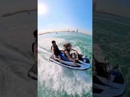 Cutting through the waves in Dubai #Insta360LegendsWeek @insta360