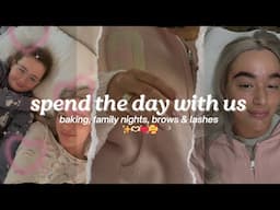 spend the day with us 🥰 a day with my little sister, brow & lash appointments and more!! ❤️