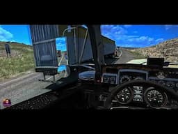 TRUCK Simulator on a 4090RTX and OLED Screens  20K Triple Screen Setup ep3