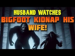 HUSBAND WATCHES AS BIGFOOT KIDNAPS HIS WIFE