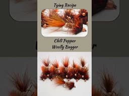 The Chili Pepper Woolly Bugger is a Great Crayfish Fly! #WoollyBugger #FlyTying #SmallmouthBassFlies