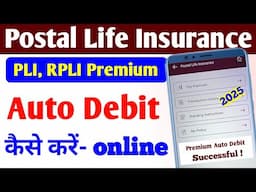 Pli Premium Auto Debit Online | Ippb se Pli Auto Payment kaise kare