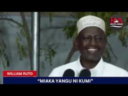 "MIAKA YANGU NI KUMI BILA BREAK. ETI MNASEMA MIMI NITAKUWA ONE TERM PRESIDENT, MLISIKIA WAPI