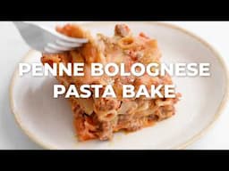 Gluten-Free Penne Bolognese Pasta Bake