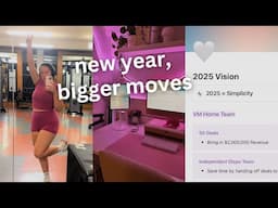 Productive New Year's Day Vlog | $2M 2025 Vision, Setting January Goals