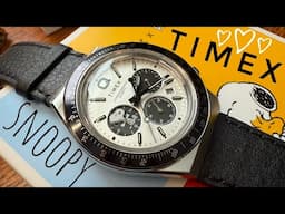 Q TIMEX Chronograph X Peanuts Snoopy Watch