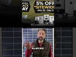 BLACK FRIDAY Solar Deals You Won't Want to Miss!