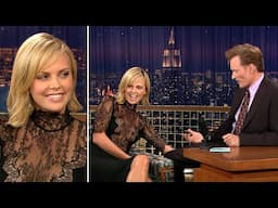 Charlize Theron Grabs a Butt Cheek | Late Night with Conan O’Brien