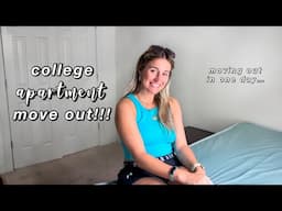 moving out of my first college apartment!!!