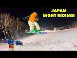 The BEST Night Snowboarding in The WORLD! (Grand Hirafu, Hanazono, Niseko, Japan!)