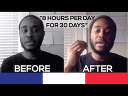 How I Got Fluent in French in 30 Days (Timelapse)