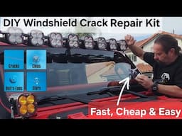 DIY Windshield crack repair ✔ Everything you need to know