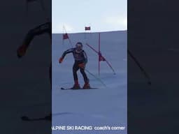 Lucas Braathen technical giant slalom slow motion alpine skiing racing training ski in New Zealand