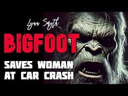 BIGFOOT SAVES WOMAN AT CAR CRASH