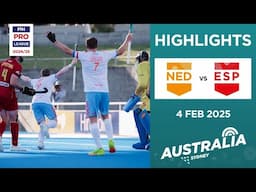 FIH Hockey Pro League 2024-25 Highlights: Netherlands vs Spain (M) | Match 1