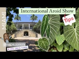 2021 International Aroid Show @fairchildgarden I:🌿 A girl with a garden