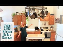 Under $900 Kitchen Build/Remodel - I Love Our Repurposed & Second Hand Temporary Kitchen Setup!