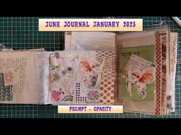 Junk Journal January - Prompt - Opacity - #createdbycatherine #junkjournaljanuary