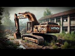 Man BUYS a DAMAGED ABANDONED EXCAVATOR and RESTORES It – From START to FINISH by @MAXROYMXCY