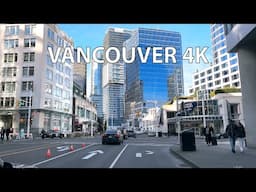 Vancouver 4K - Downtown Skyline - Driving Downtown