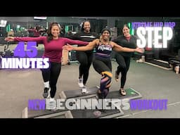 45 Minute Beginner Step Aerobics Workout