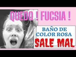 TRATÉ DE PINTAR EL CABELLO DE ROSA - Mi cambio de LOOK SALE MAL - Marliu Magia Intensa - pelo fucsia