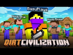 I Joined Dirt Civilization In Minecraft (HINDI)