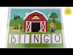 BINGO Song Activity | Sing-A-Long | Educational Videos for Toddlers