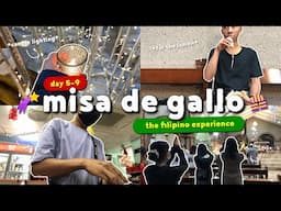 🎄 misa de gallo | ✨ filipino experience | day 5-9 | Janscena