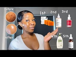 HOW TO LAYER YOUR SKINCARE PRODUCTS | For Blemish Prone Skin & Dark Spots | Night Routine 🌛✨