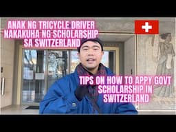 PINOY NAKAKUHA NG SWISS GOVT SCHOLARSHIP I SWITZERLAND I PHILIPPINES I SCHOLARSHIP I PINOY I PHD