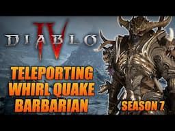 Diablo 4 Teleporting WhirlQuake Barbarian Build Guide - 400+ Bil Crits!