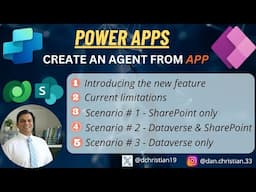 Power Apps: Create an Agent from App