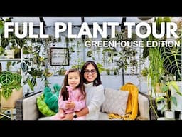 Get Cozy with me in the Greenhouse! 🌿✨ | Morning Routine + Full Plant Tour