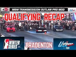 US Street Nationals Saturday Qualifying Recap 1-25-25 #race #racer #racing #racecar #dragracing