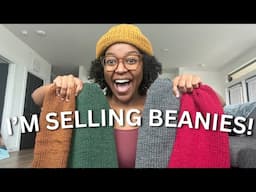 Selling My Cozy Knit Beanies | Perfect For Winter & Gifts!