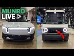 Rivian R2 & Commercial Van at the 2025 Detroit Auto Show